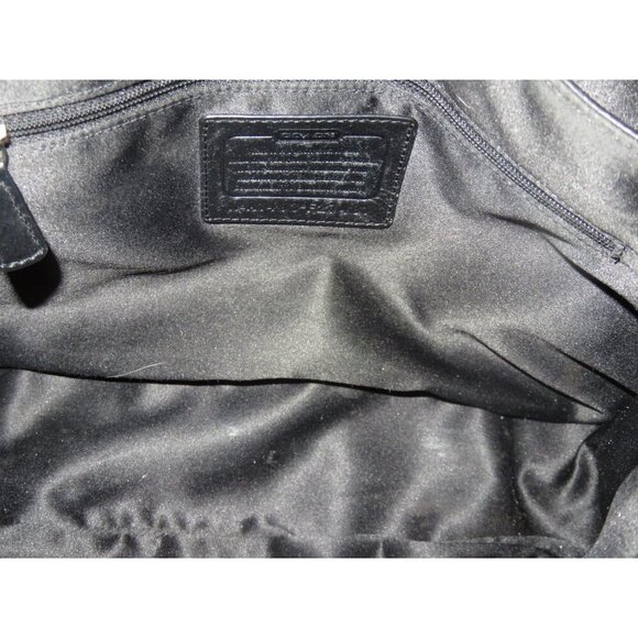 Coach Taylor Black Leather Marin Flap Magnetic Closure adjustable strap Satchel - Picture 8 of 9